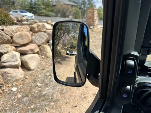 Kawasaki Ridge HVAC Mirror kit. Left & Right side