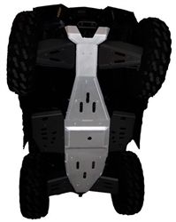 2-PIECE FULL FRAME ALUMINUM SKID PLATE SET, POLARIS SPORTSMAN 1000 XP AND TRAIL