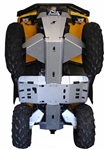 OUTLANDER X-MR 1000 8-PIECE COMPLETE ALUMINUM SKID PLATE SET