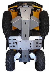OUTLANDER X-MR 1000 8-PIECE COMPLETE ALUMINUM SKID PLATE SET
