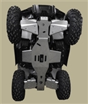 Ricochet Off Road Armor SPORTSMAN 450 HO SP 6-PIECE COMPLETE ALUMINUM SKID PLATE SET