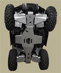 Ricochet Off Road Armor SPORTSMAN 450 HO SP 6-PIECE COMPLETE ALUMINUM SKID PLATE SET