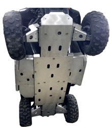 HONDA PIONEER 500- 9-PIECE COMPLETE SKID PLATE SET IN ALUMINUM
