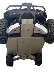 YAMAHA WOLVERINE 9-PIECE COMPLETE ALUMINUM SKID PLATE SET