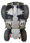 9-PIECE COMPLETE ALUMINUM SKID PLATE SET, 2015-2024 HONDA TRX520 FOURTRAX RUBICON