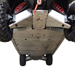 POLARIS GENERAL 1000 2-SEATER 10-PIECE COMPLETE SKID PLATE SET IN ALUMINUM