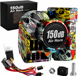 12V UTV Air Horn Kit with Built-in Compressor
