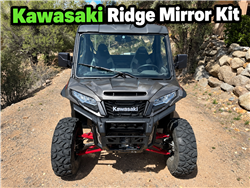 Kawasaki Ridge HVAC Mirror kit. Left & Right side