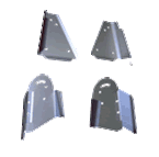 Grizzly 660 4-Piece A-Arm Guard Set 2002-2008