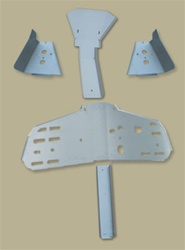 Outlander 800 X-MR Ricochet skid plate system 2011+