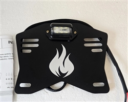 Aluminum UTV License Plate Holder with Led Light